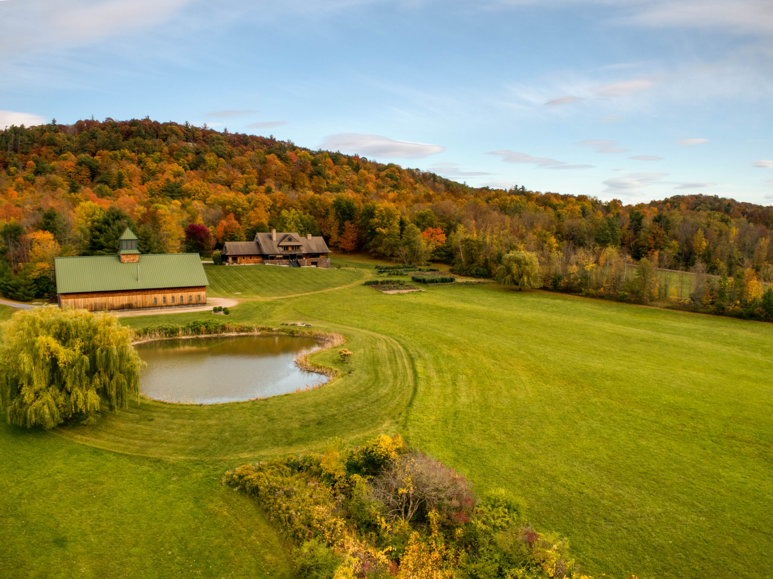 Drone Real Estate During Fall